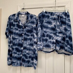 Essentials Cloudy Blue Loungewear Set 2X
